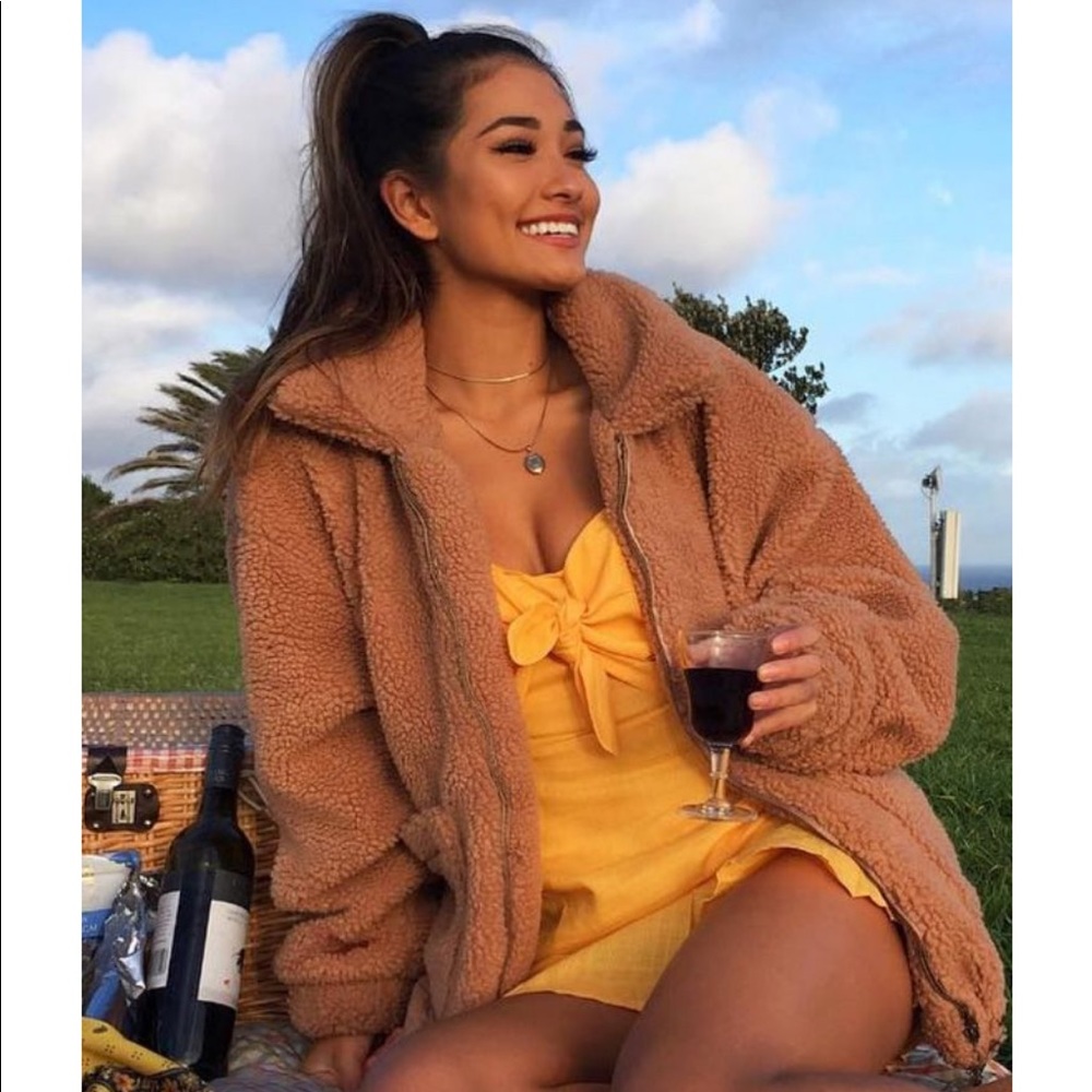 Camel Teddy jacket